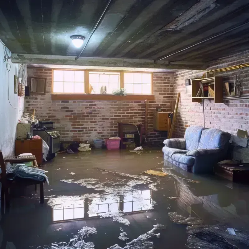 Flooded Basement Cleanup in La Dolores, PR